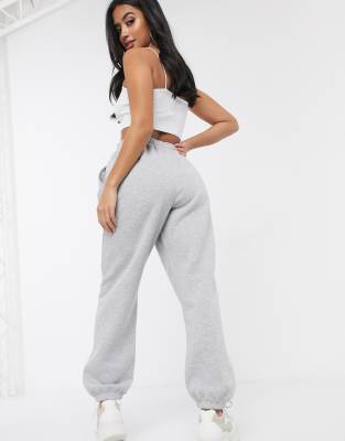 womens petite grey joggers