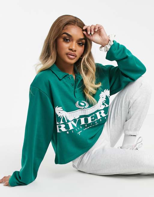 Missguided oversized sweatshirt on sale