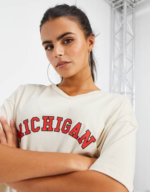 Michigan discount sweatshirt missguided