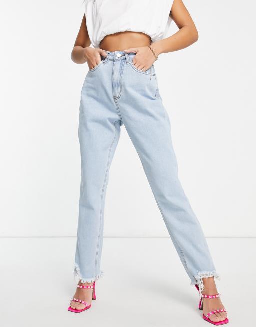 Raw hem petite on sale jeans