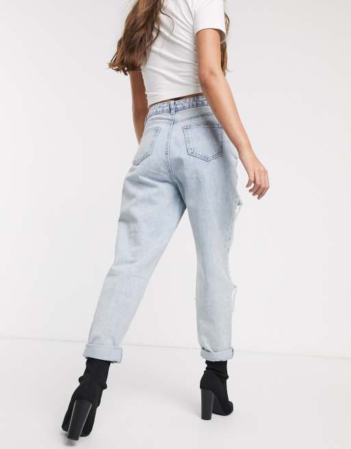 Missguided petite mom hotsell jeans