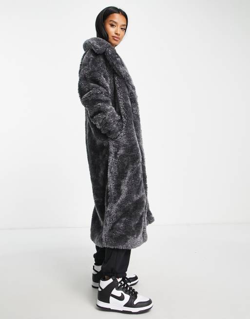 Missguided chunky shop borg teddy coat