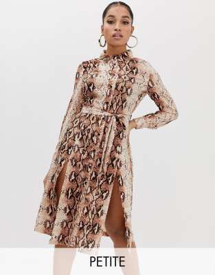 snake shirt dress