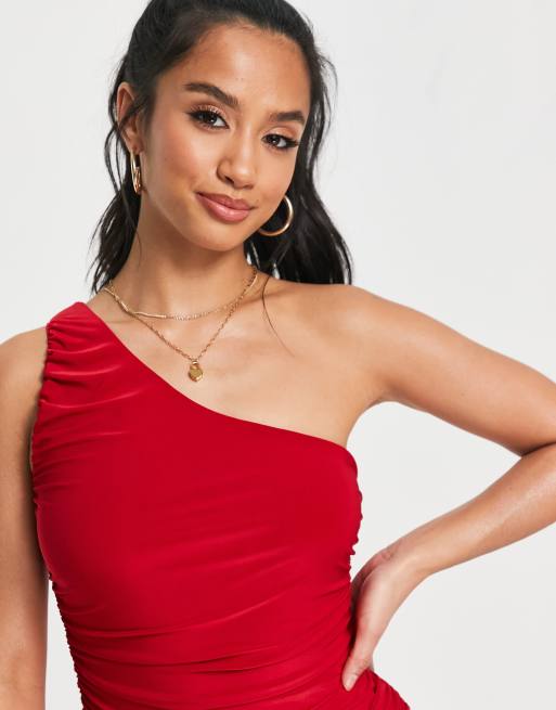 Missguided slinky deals red dress