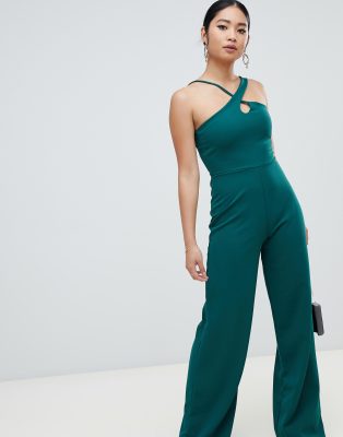 green jumpsuit missguided