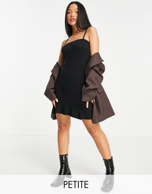 Missguided black mini clearance dress