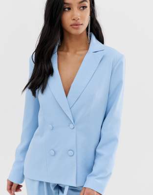 blue petite blazer