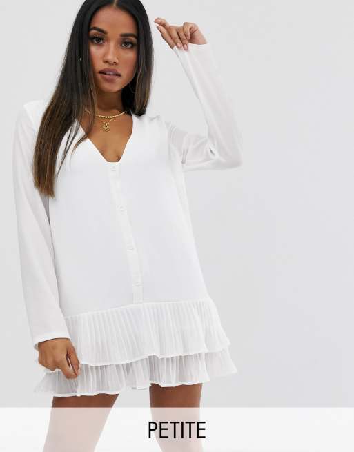 Petite white hotsell shift dress