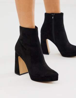 pointed platform boots