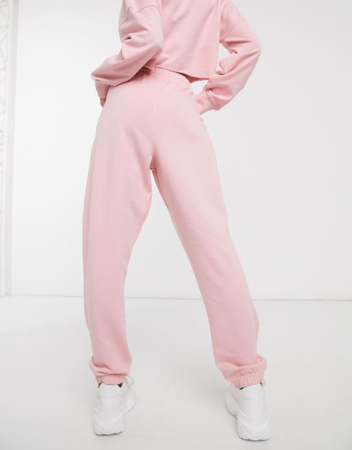 Missguided playboy pink joggers new arrivals