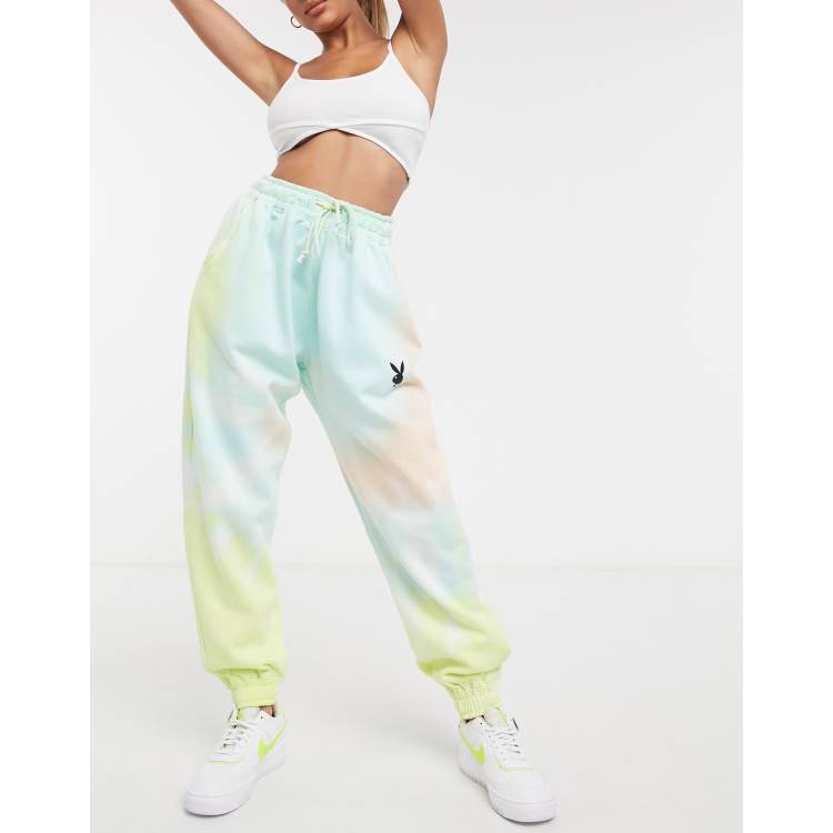 Playboy x missguided orange cheap super oversized jumbo joggers