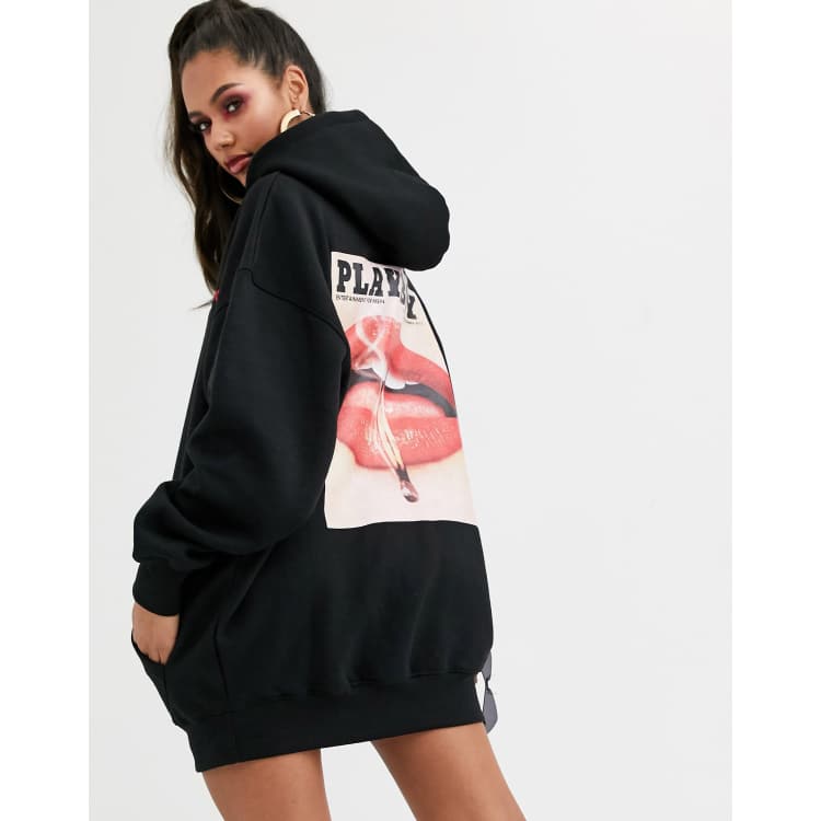 Missguided hoodie dress hotsell