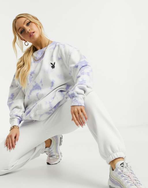 playboy bunny tie dye sweatpants