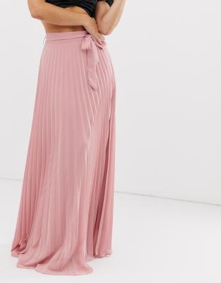 asos pleated maxi skirt