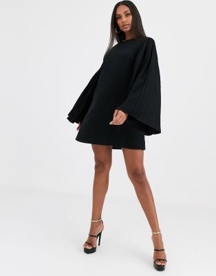 asos black shift dress