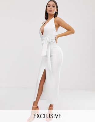 white midaxi