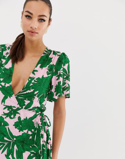 Missguided shop tropical dress