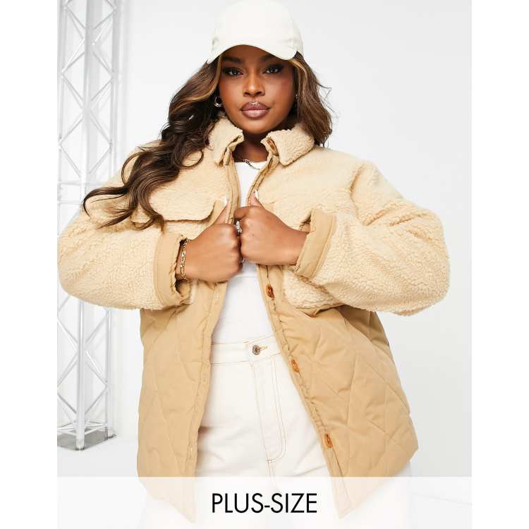 Missguided tan coat best sale