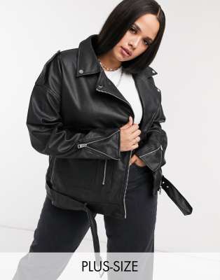 plus size biker jacket