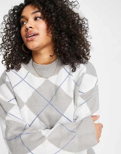 Missguided grey jumper clearance