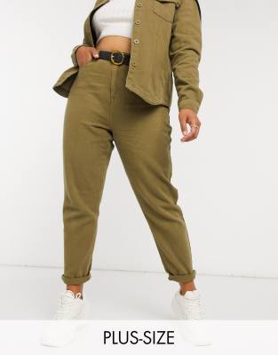 plus size khaki jeans