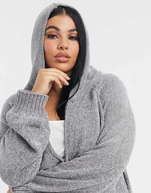 missguided grey hoodie