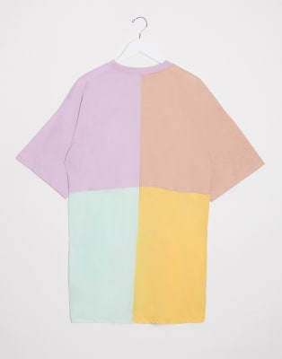plus size yellow t shirt dress