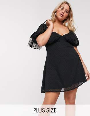 plus size overall skater dress