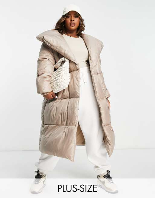 Plus size store duvet coat