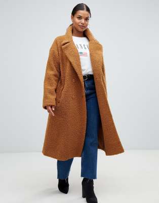 missguided longline coat