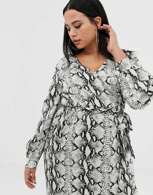 Missguided hotsell snake dress