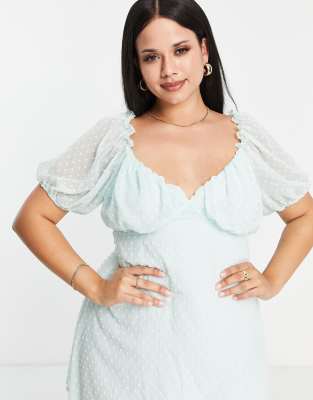 milkmaid dress sage