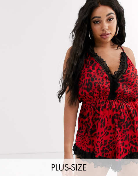 Missguided Plus – Nachthemd aus Satin