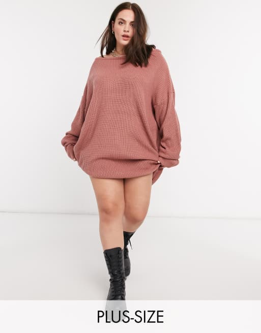 Off the shoulder sales jumper plus size