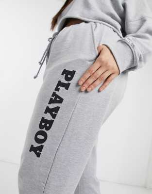 Grey hot sale playboy joggers