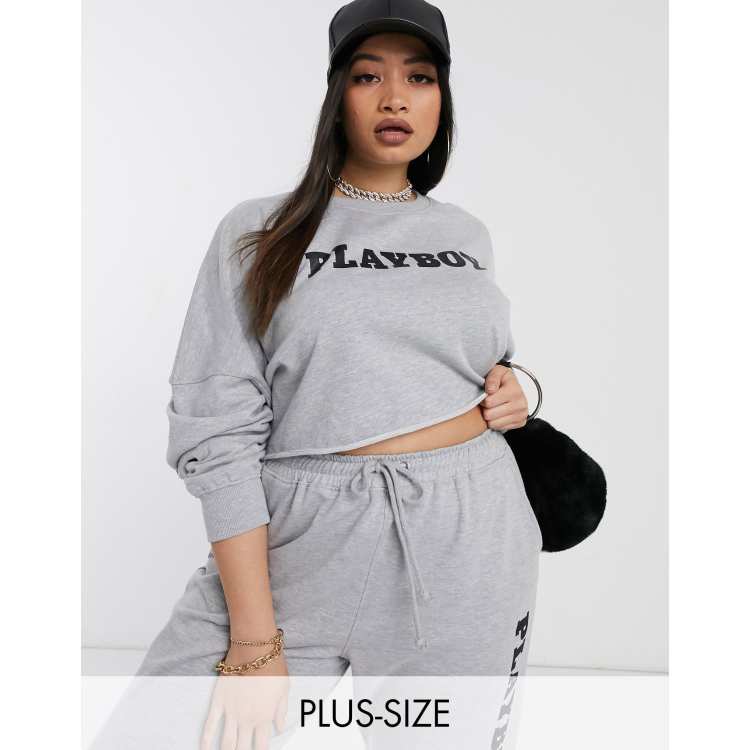 Playboy hoodie best sale plus size