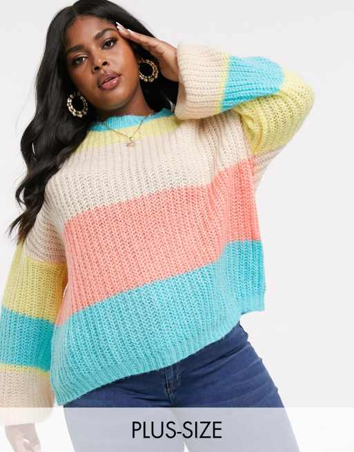 Asos rainbow jumper sale