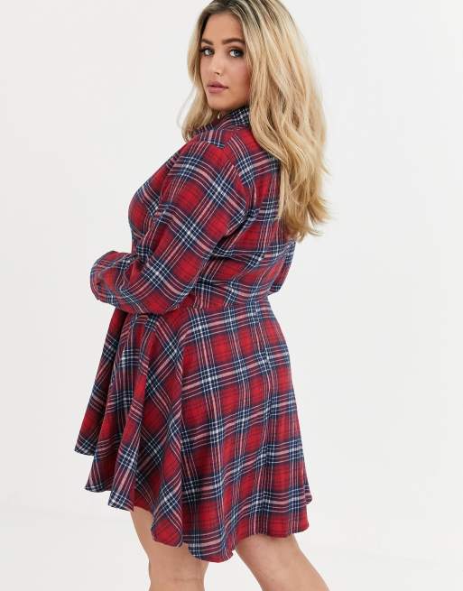 Missguided 2025 tartan dress