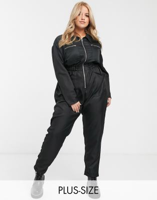 plus size utility jumpsuit