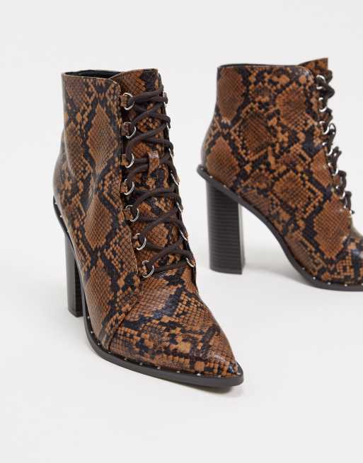 ankle snake boots
