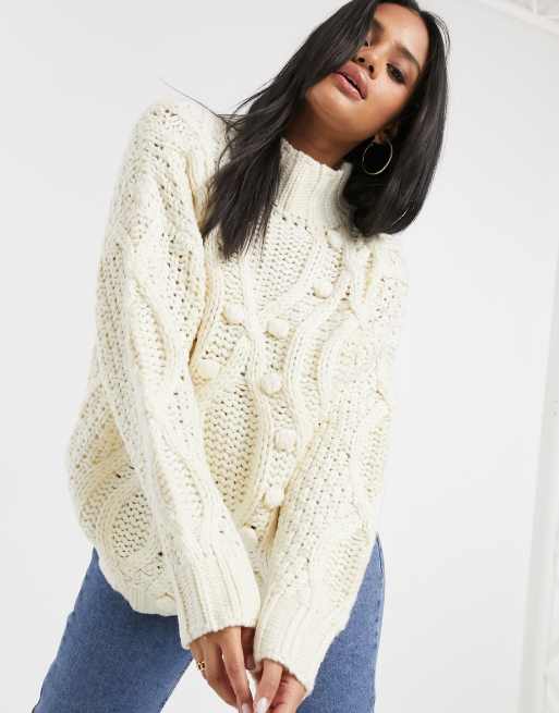 Bobble knit clearance jumper