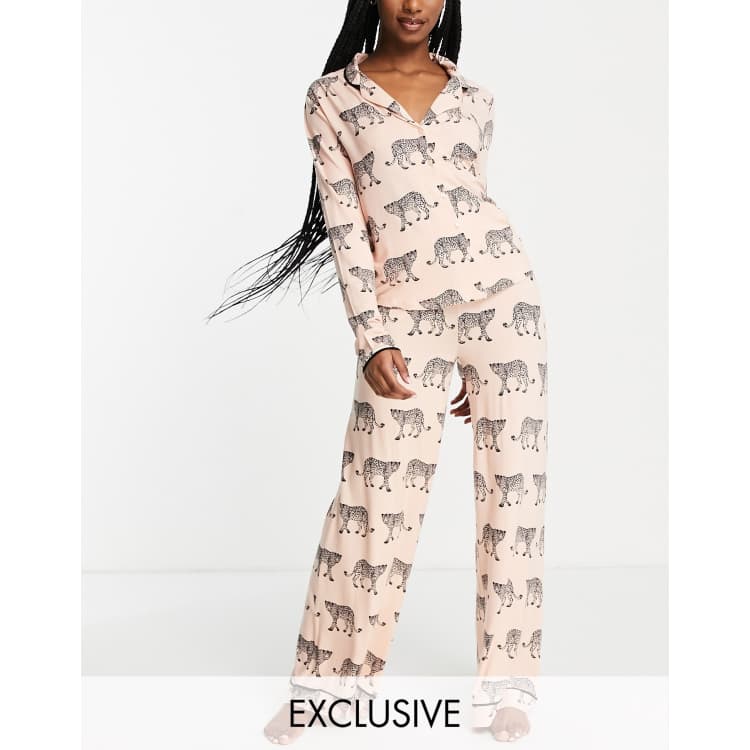 Animal print online pyjamas