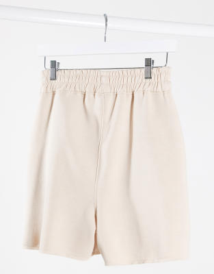 raw hem sweat shorts