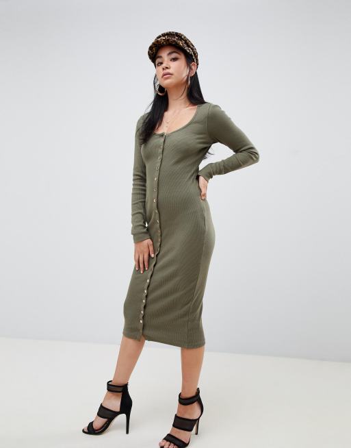 Missguided popper clearance dress