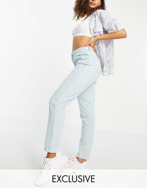 Missguided Riot Blå Mom Jeans Del Av Set Asos 