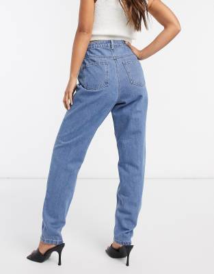 missguided riot high rise mom jeans