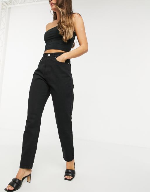 black riot high waisted mom jeans