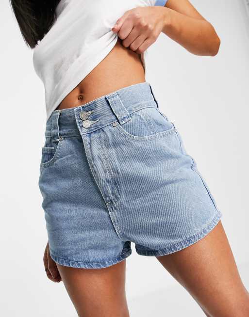 Jeans corti vita alta shop