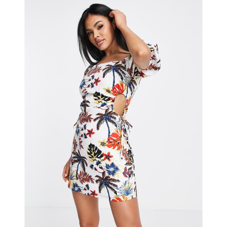 Robe 2025 courte tropical