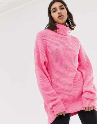 pink boyfriend sweater